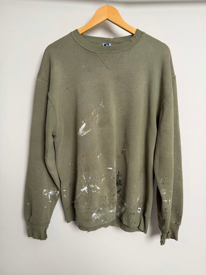 Vintage Russell Green Crewneck Size XL