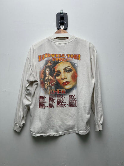 Vintage Cher White Longsleeve sz.L