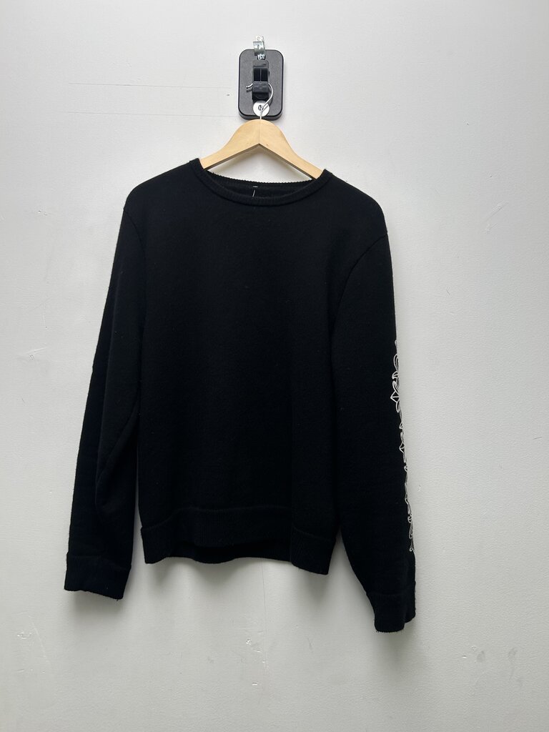 Preowned Chrome Hearts Black Cashmere Crewneck sz.S