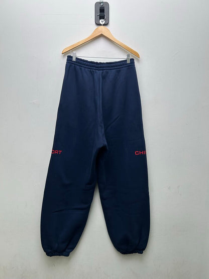 New HMDD Navy Red Sport Sweatpants Sz.Medium