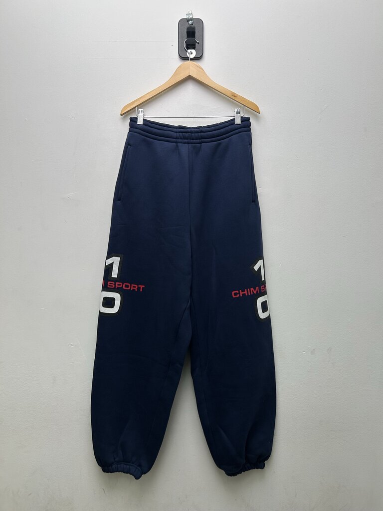 New HMDD Navy Red Sport Sweatpants Sz.Medium