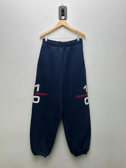 New HMDD Navy Red Sport Sweatpants Sz.Medium