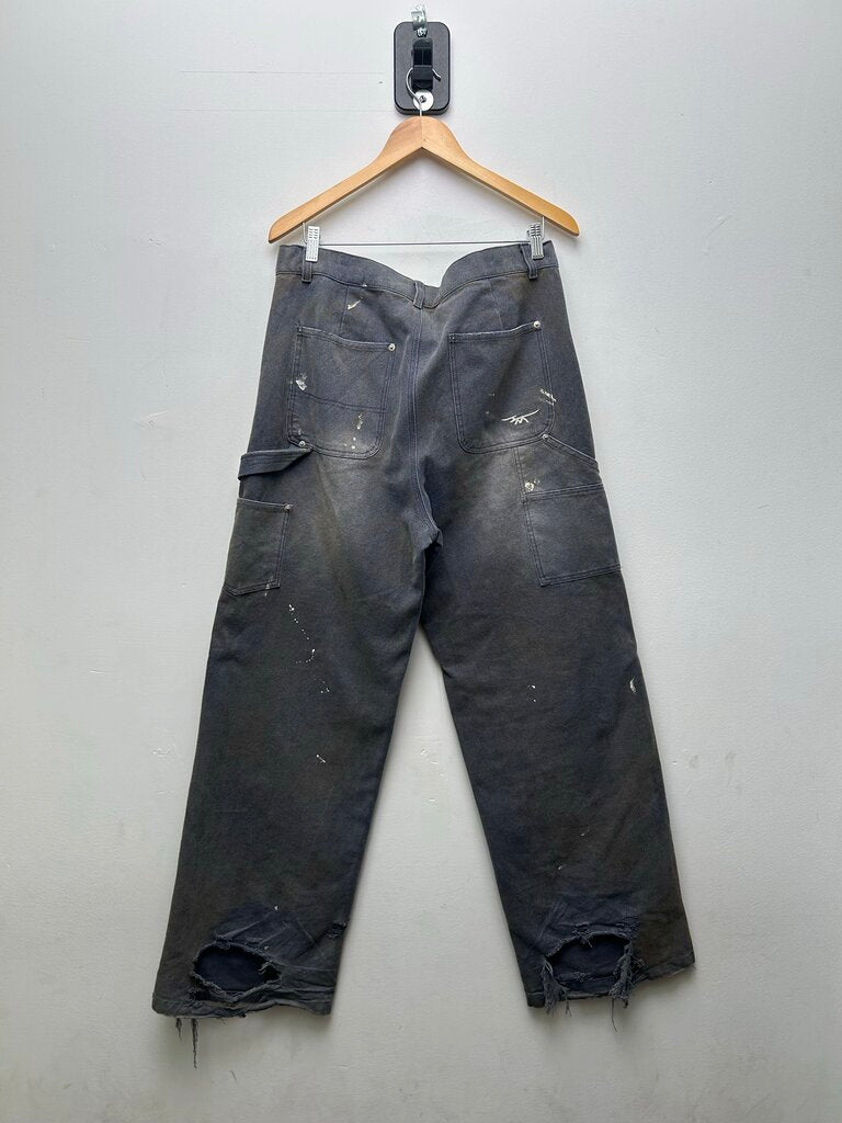 Preowned HMDD Grey Painter Double Knee Sz.Medium
