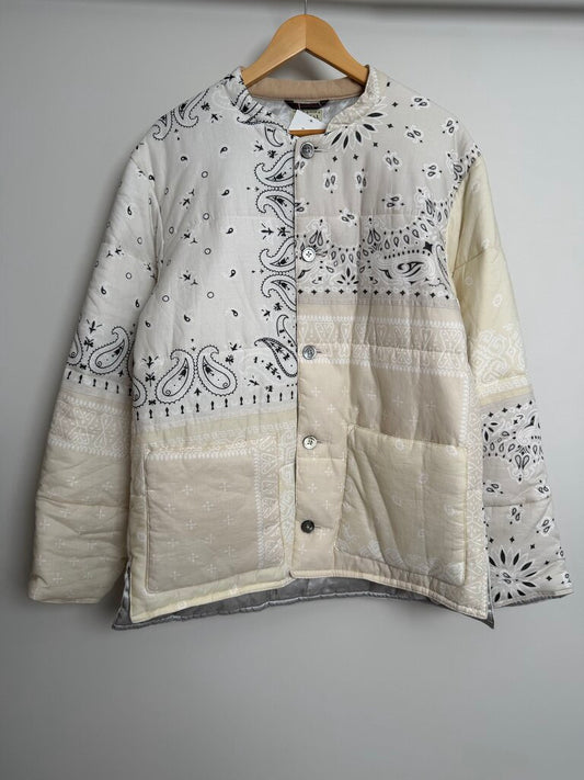 New Kapital White/Black Bandana Jacket Sz. 4
