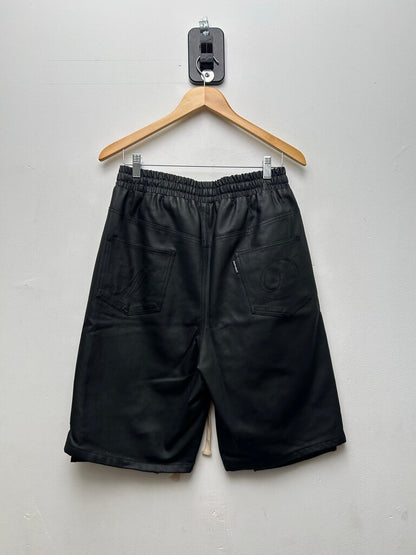 Preowned Matiere Desire Black Wax Shorts sz.S