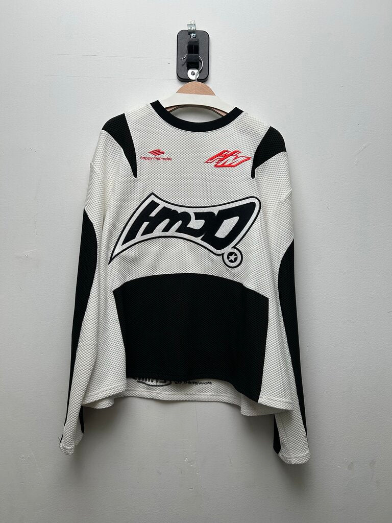 Preowned HMDD White Moto Jersey sz.XL