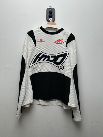 Preowned HMDD White Moto Jersey sz.XL