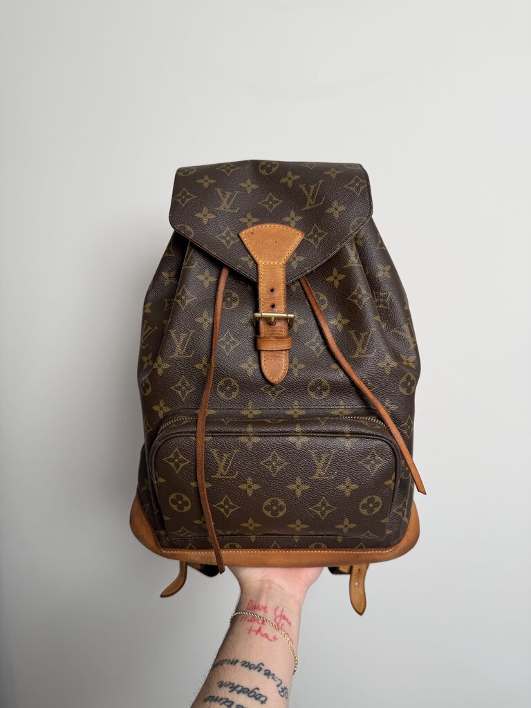 Preowned Louis Vuitton Vintage Brown Monogram Backpack