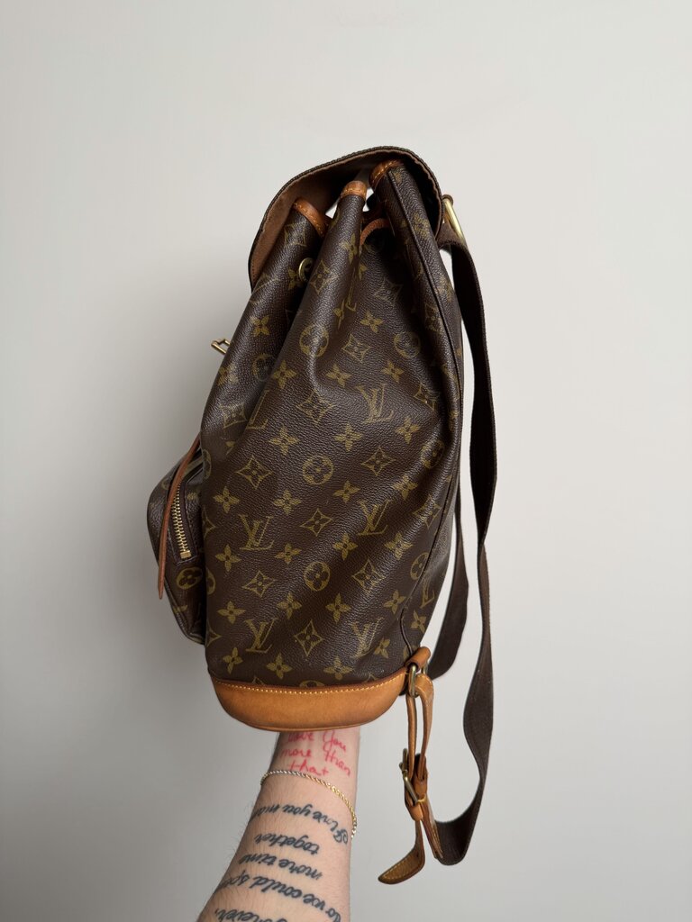 Preowned Louis Vuitton Vintage Brown Monogram Backpack
