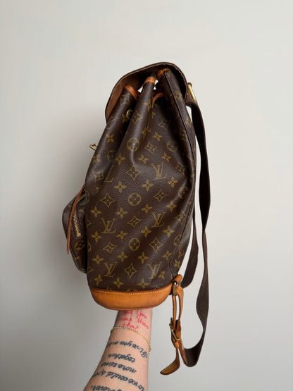 Preowned Louis Vuitton Vintage Brown Monogram Backpack