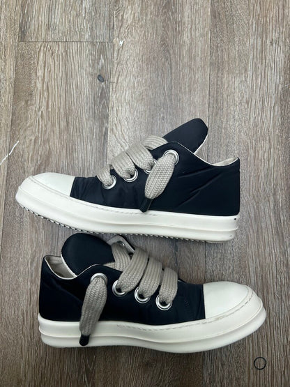 Preowned Rick Owens DRKSHDW Ramone Puff Jumbo Lace Black Milk sz.41