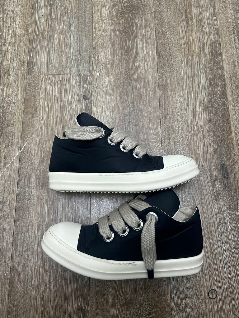 Preowned Rick Owens DRKSHDW Ramone Puff Jumbo Lace Black Milk sz.41
