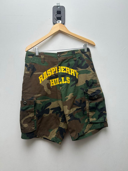 Preowned Gv gallery Camo Spewllout Shorts Size XS