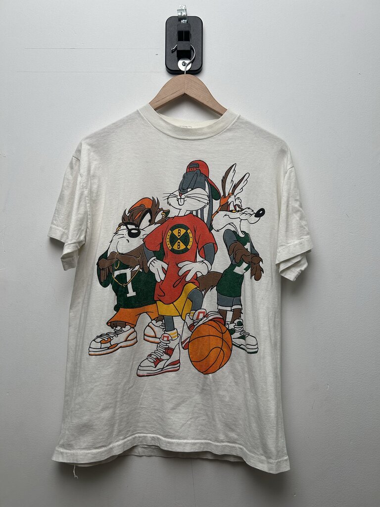 90s Looney Tunes Basketball Tee Sz XL