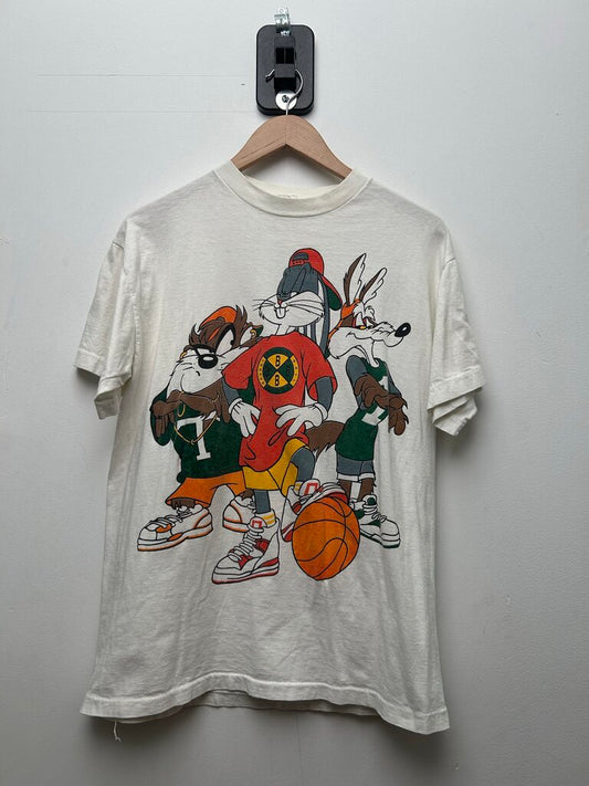 90s Looney Tunes Basketball Tee Sz XL