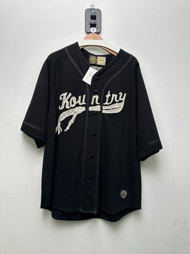 New Kaptial Black White Bone Jersey. size O/S