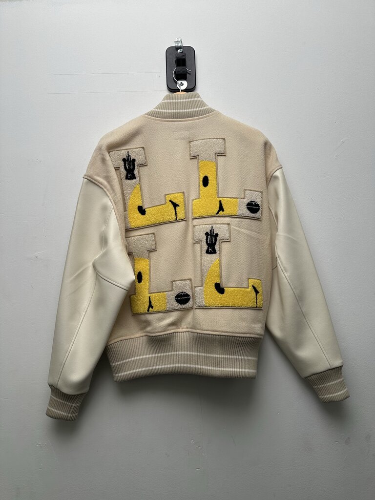Preowned Kapital Cream Varsity Jacket size 1