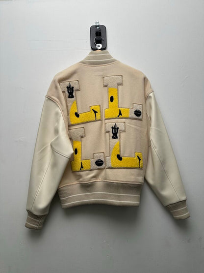 Preowned Kapital Cream Varsity Jacket size 1