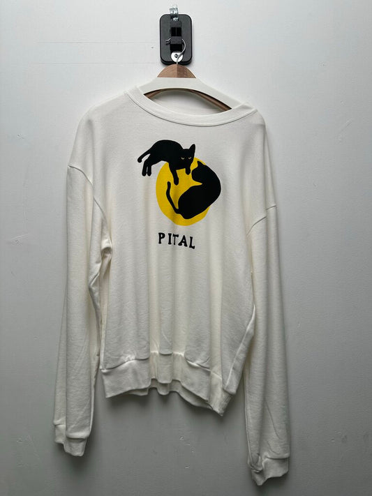 New Kapital 2 Cats White Crewneck Size 5 (XL)