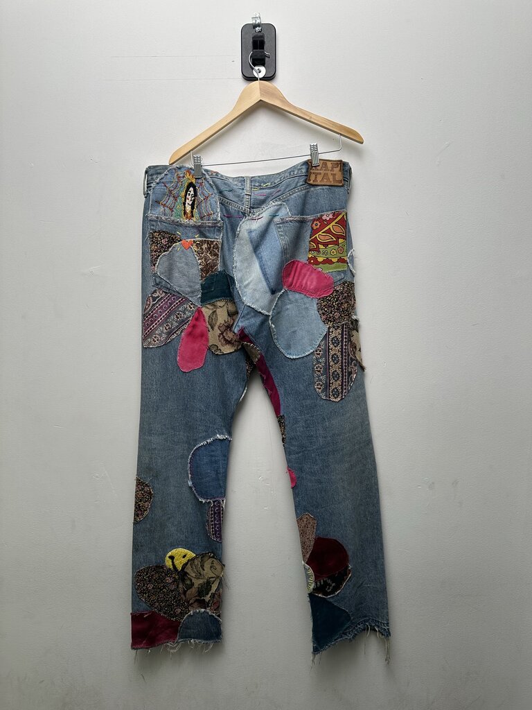 Preowned Kapital Acid Patchwork Denim sz.38