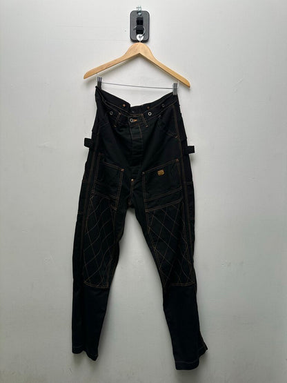 Preowned Kapital Double Knee Black Pants Size 4