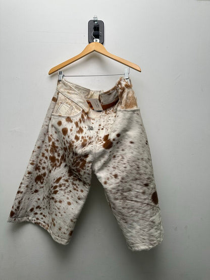 New NYRVA Mohair Tan Shorts Size 34