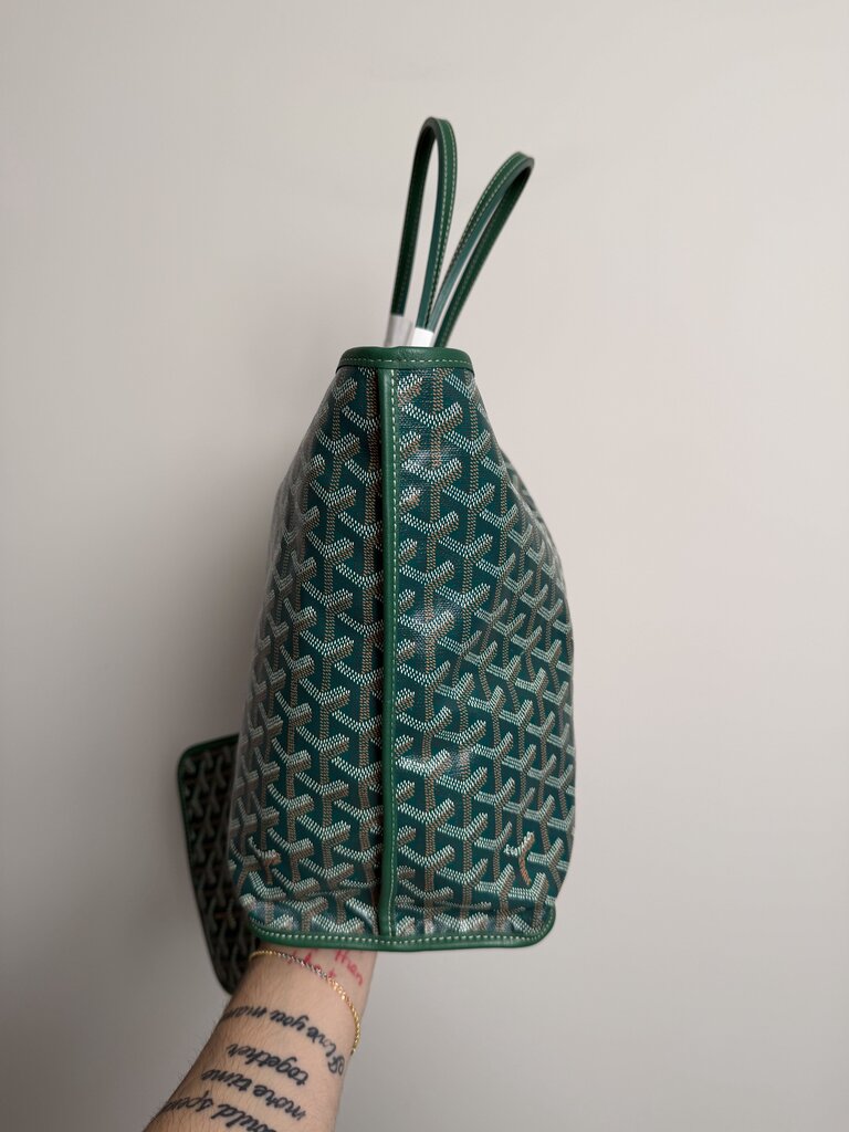 Pre-Owned Goyard Green St. Louis PM Reversible