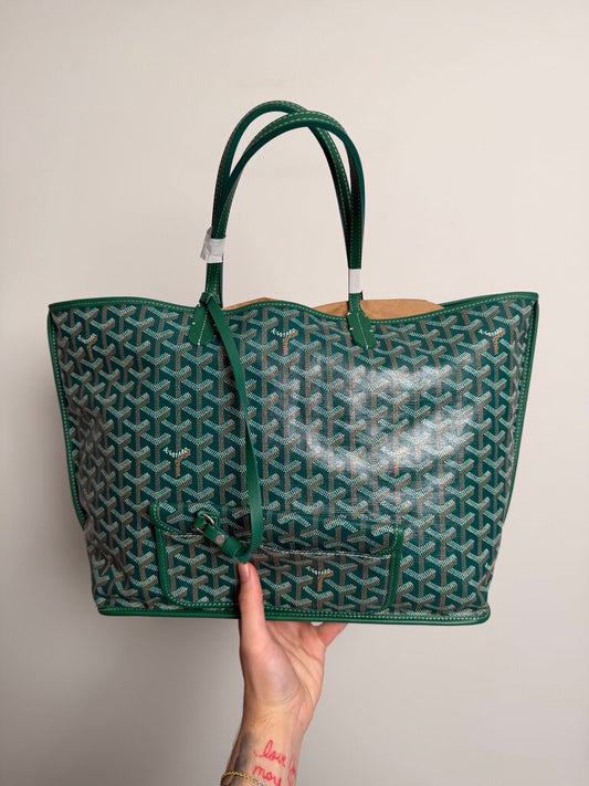 Pre-Owned Goyard Green St. Louis PM Reversible