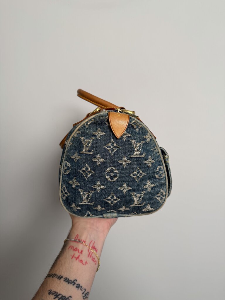 Preowned Louis Vuitton Denim Neo Speedy