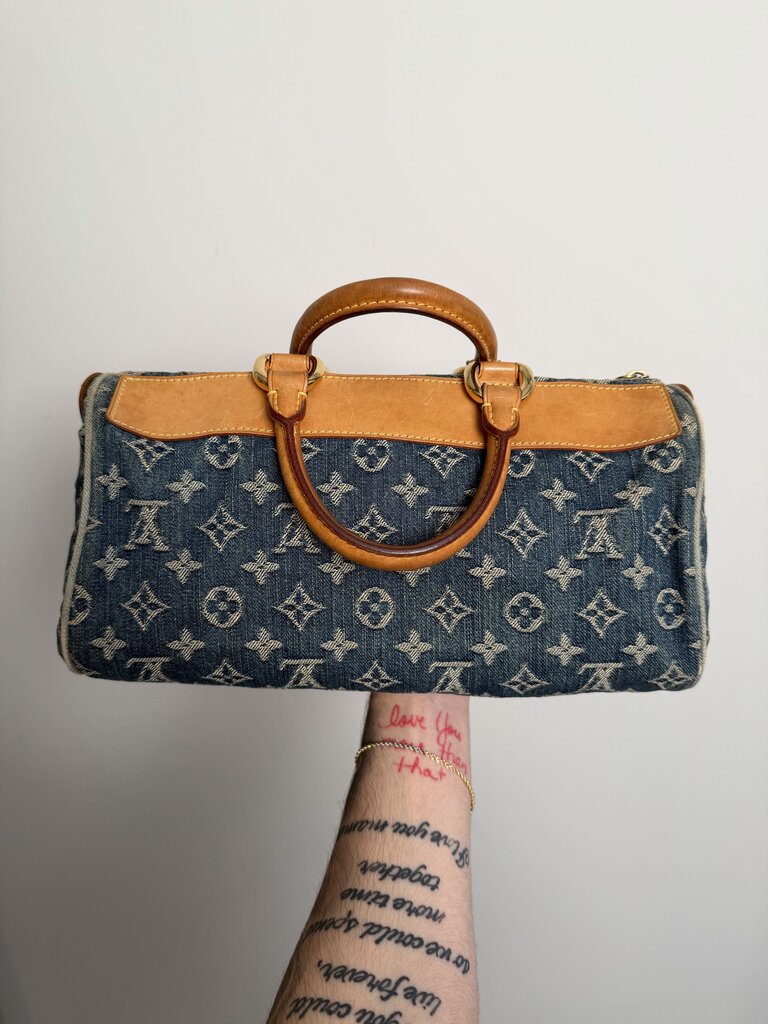 Preowned Louis Vuitton Denim Neo Speedy