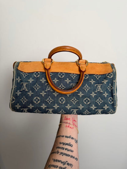 Preowned Louis Vuitton Denim Neo Speedy