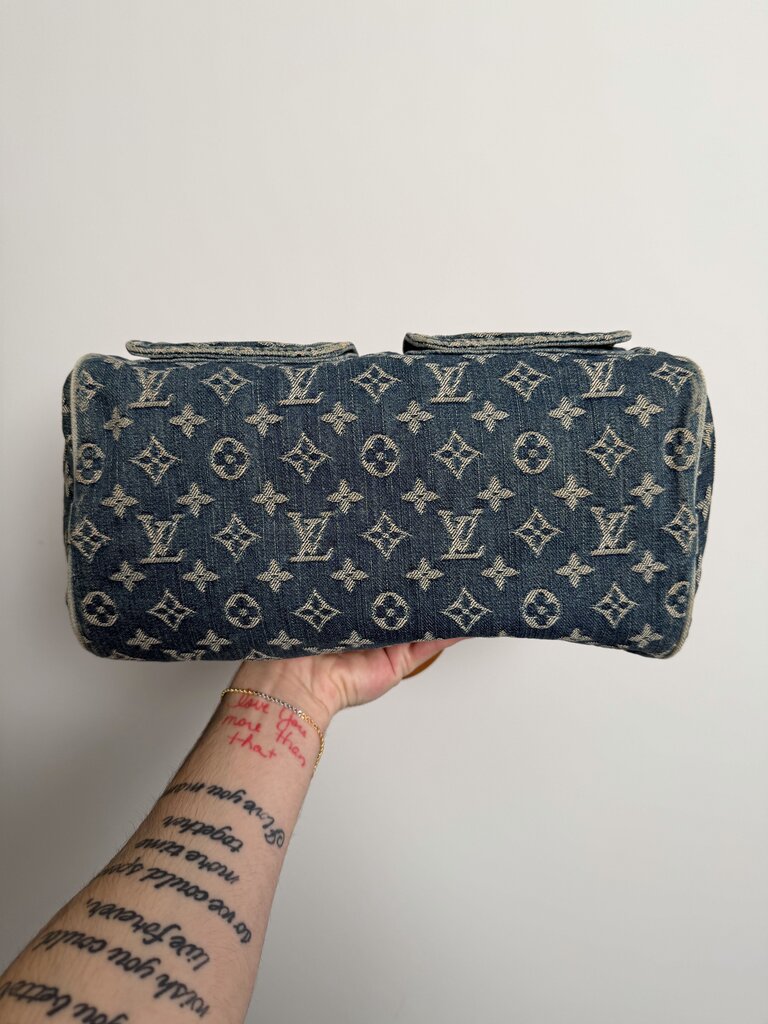 Preowned Louis Vuitton Denim Neo Speedy
