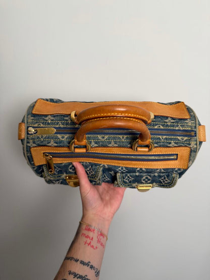 Preowned Louis Vuitton Denim Neo Speedy