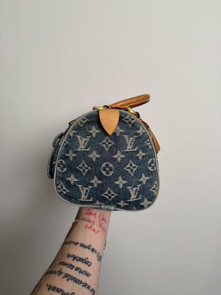 Preowned Louis Vuitton Denim Neo Speedy