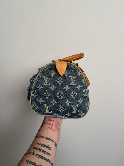 Preowned Louis Vuitton Denim Neo Speedy