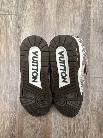 Preowned Louis Vuitton Skate Brown Snakeskin Sz.8.5/10.5M