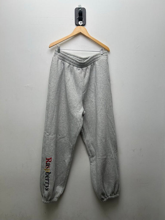 New GV Gallery Rainbow Leg Logo Grey Baggy Sweats sz.L