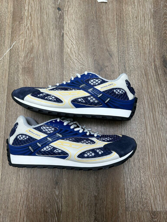 Preowned Bottega Orbit Blue White Yellow Sz.42 (No Box)