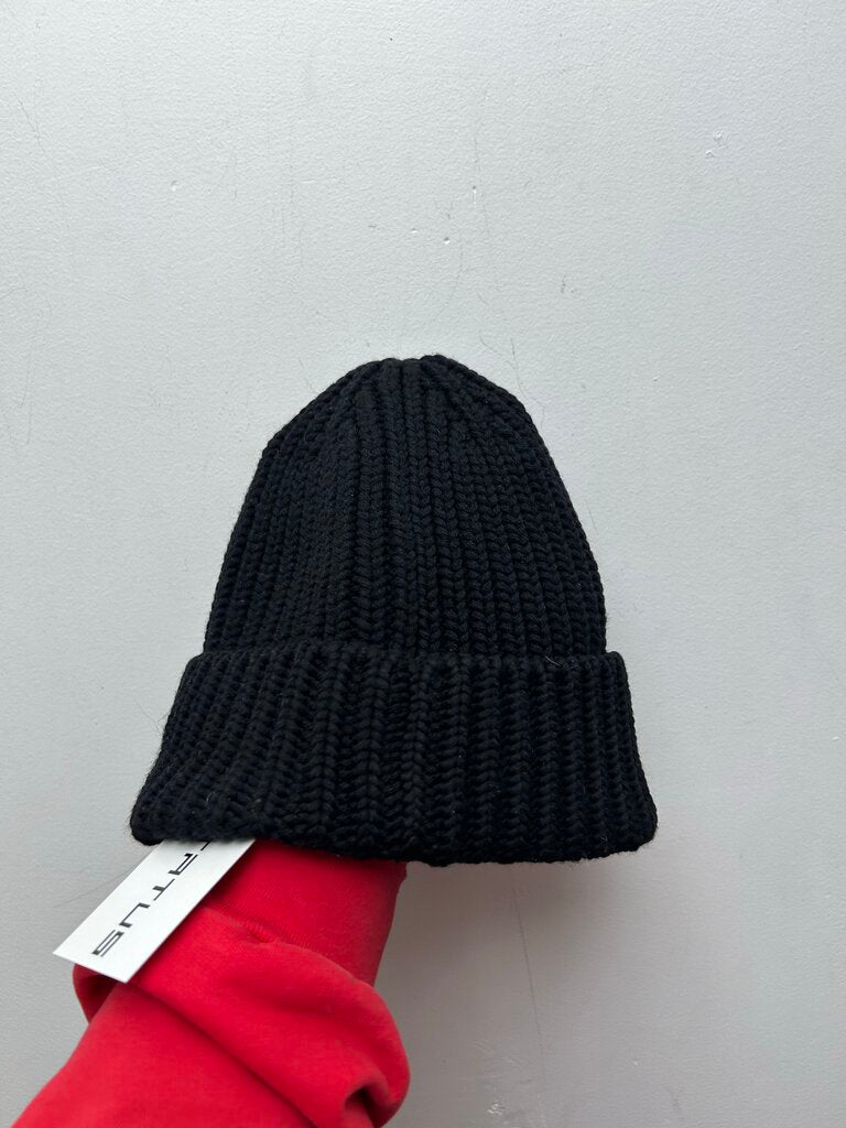 Preowned Louis Vuitton Black Grey Lv Logo Beanie