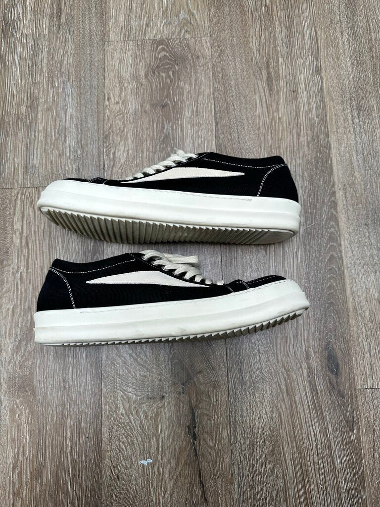 Preowned Rick Owens DRKSHDW Vans Black Milk Sz.44