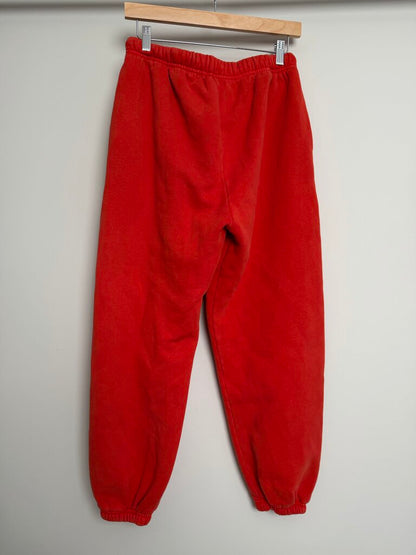 Preowned Rivington Roy Red Spellout Jogger Sweatpants size M