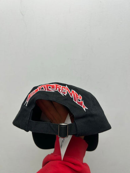 Preowned Supreme Black Red Ducatti Hat