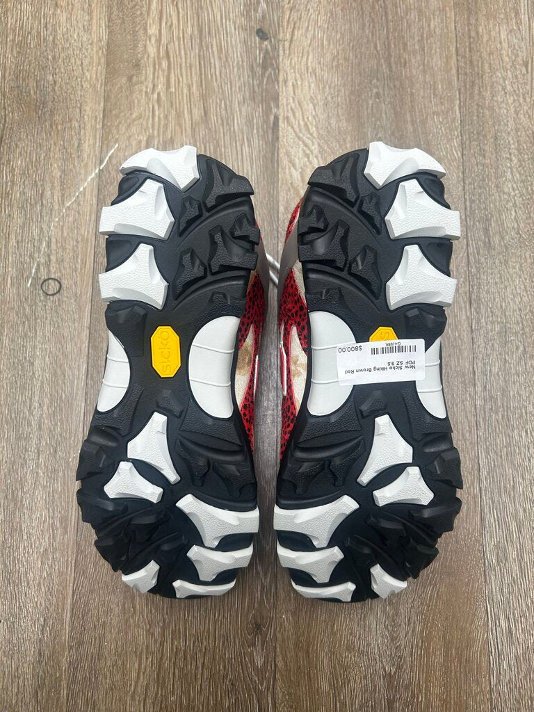 New Sicko Hiking Brown Red PDF SZ 9.5