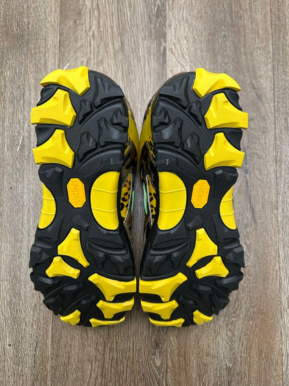 New Sicko Hiking Sneaker Yellow Cheetah Brown Camo Sz 9.5