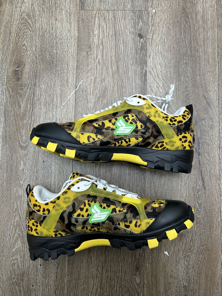 New Sicko Hiking Sneaker Yellow Cheetah Brown Camo Sz 9.5