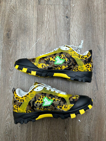 New Sicko Hiking Sneaker Yellow Cheetah Brown Camo Sz 9.5