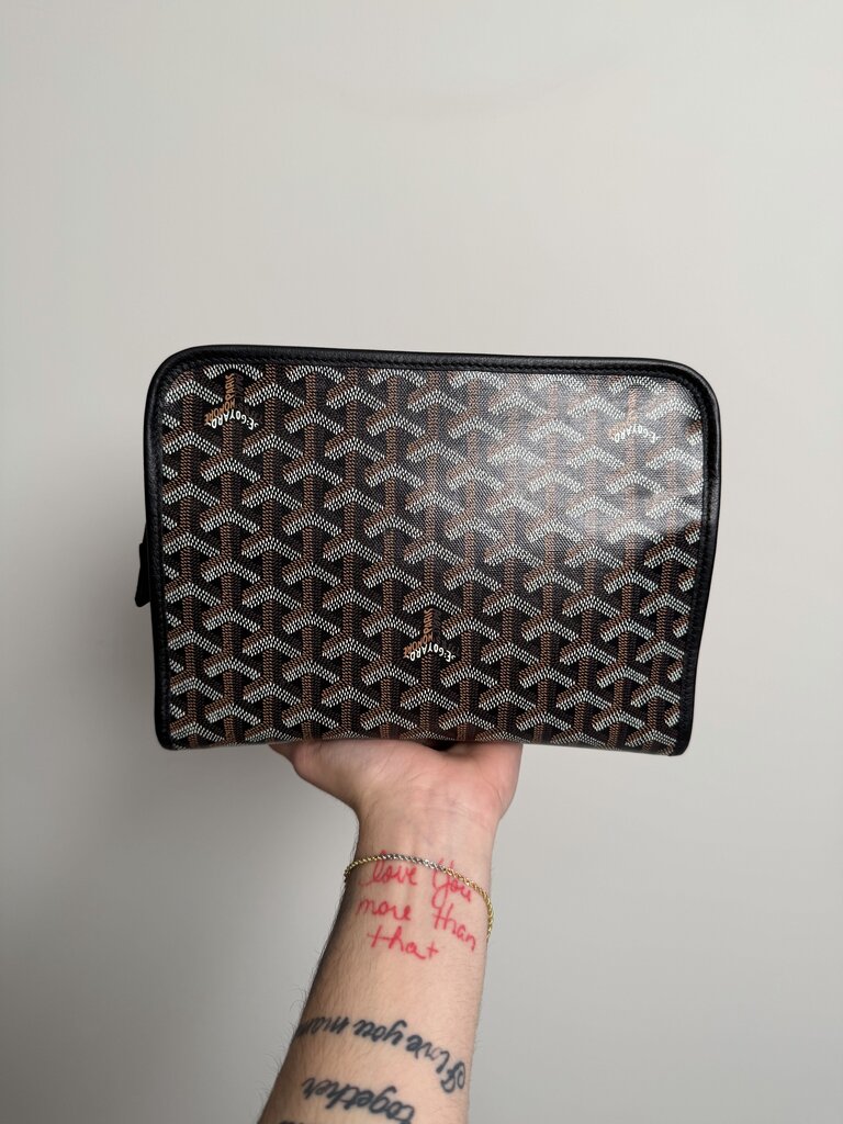 Preowned Goyard Jouvence Black Toiletry MM