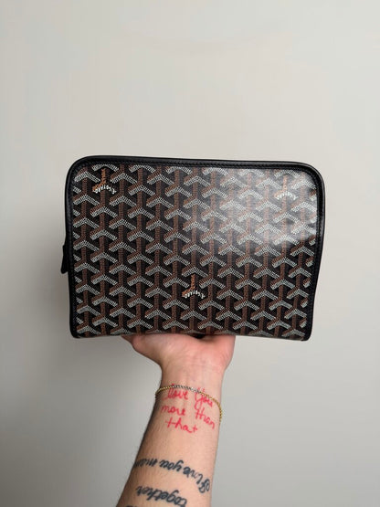 Preowned Goyard Jouvence Black Toiletry MM