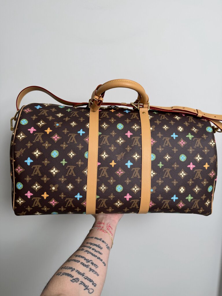 Louis Vuitton Tyler The Creator Brown Keepall size 45