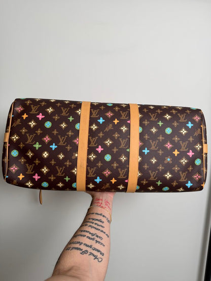 Louis Vuitton Tyler The Creator Brown Keepall size 45
